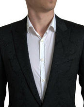 Load image into Gallery viewer, Dolce &amp; Gabbana Elegant Slim Fit Black Martini Suit
