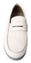 Load image into Gallery viewer, Dolce &amp; Gabbana Elegant Light Grey Leather Loafers
