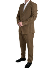 Load image into Gallery viewer, Dolce &amp; Gabbana Elegant Brown Silk Blend Taormina Suit
