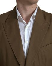 Load image into Gallery viewer, Dolce &amp; Gabbana Elegant Brown Silk Blend Taormina Suit
