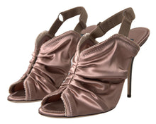 Load image into Gallery viewer, Dolce &amp; Gabbana Elegant Slingback Stiletto Heels in Light Brown
