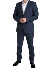 Load image into Gallery viewer, Dolce &amp; Gabbana Elegant Dark Blue Slim Fit Designer Suit
