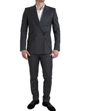 Load image into Gallery viewer, Dolce &amp; Gabbana Sleek Grey Slim Fit Double Breasted Suit
