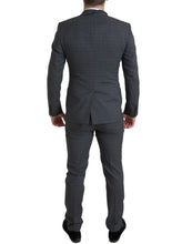 Load image into Gallery viewer, Dolce &amp; Gabbana Elegant Grey Checkered Slim Fit Suit
