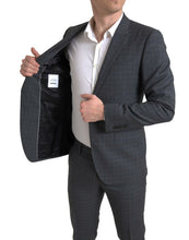 Load image into Gallery viewer, Dolce &amp; Gabbana Elegant Grey Checkered Slim Fit Suit
