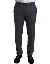 Load image into Gallery viewer, Dolce &amp; Gabbana Elegant Grey Checkered Slim Fit Suit
