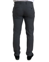 Load image into Gallery viewer, Dolce &amp; Gabbana Elegant Grey Checkered Slim Fit Suit
