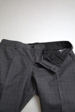 Load image into Gallery viewer, Dolce &amp; Gabbana Elegant Grey Checkered Slim Fit Suit
