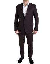 Load image into Gallery viewer, Dolce &amp; Gabbana Maroon Martini Slim Fit 2-Piece Suit
