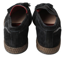 Load image into Gallery viewer, Dolce &amp; Gabbana Elegant Black Suede Espadrilles Sneakers
