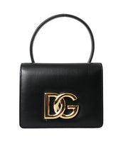 Load image into Gallery viewer, Dolce &amp; Gabbana Black Leather Mini Belt Waist DG Girls Purse Bag
