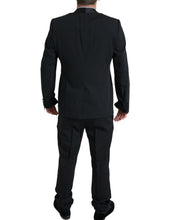 Load image into Gallery viewer, Dolce &amp; Gabbana Elegant Black Slim Fit Two-Piece Suit
