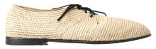 Load image into Gallery viewer, Dolce &amp; Gabbana Chic Beige Derby Lace-Up Casual Men&#39;s Shoes
