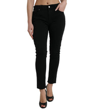 Load image into Gallery viewer, Dolce &amp; Gabbana Black Cotton Stretch Denim Skinny Jeans
