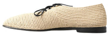 Load image into Gallery viewer, Dolce &amp; Gabbana Chic Beige Derby Lace-Up Casual Men&#39;s Shoes
