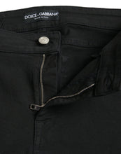 Load image into Gallery viewer, Dolce &amp; Gabbana Black Cotton Stretch Denim Skinny Jeans
