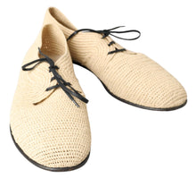 Load image into Gallery viewer, Dolce &amp; Gabbana Chic Beige Derby Lace-Up Casual Men&#39;s Shoes
