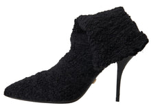 Load image into Gallery viewer, Dolce &amp; Gabbana Elegant Virgin Wool Mid Calf Boots
