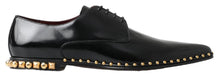 Load image into Gallery viewer, Dolce &amp; Gabbana Elegant Studded Derby Formal Shoes
