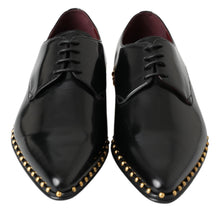 Load image into Gallery viewer, Dolce &amp; Gabbana Elegant Studded Derby Formal Shoes
