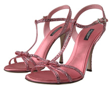 Load image into Gallery viewer, Dolce &amp; Gabbana Elegant Pink Ankle Strap Sandals
