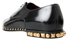 Load image into Gallery viewer, Dolce &amp; Gabbana Elegant Studded Derby Formal Shoes
