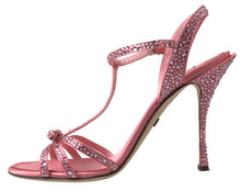 Load image into Gallery viewer, Dolce &amp; Gabbana Elegant Pink Ankle Strap Sandals
