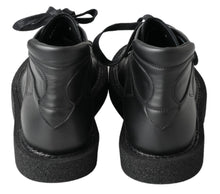 Load image into Gallery viewer, Dolce &amp; Gabbana Black Leather Slip on Stretch Boots
