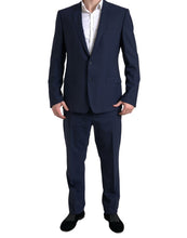 Load image into Gallery viewer, Dolce &amp; Gabbana Blue 2 Piece Single Breasted MARTINI Suit
