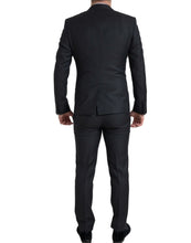 Load image into Gallery viewer, Dolce &amp; Gabbana Elegant Black Martini Slim Fit 3-Piece Suit
