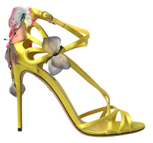 Load image into Gallery viewer, Dolce &amp; Gabbana Enchanting Yellow Ankle Strap Sandals
