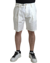 Load image into Gallery viewer, Dolce &amp; Gabbana Elegant White Bermuda Denim Shorts
