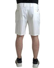Load image into Gallery viewer, Dolce &amp; Gabbana Elegant White Bermuda Denim Shorts
