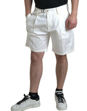 Load image into Gallery viewer, Dolce &amp; Gabbana Elegant White Bermuda Denim Shorts
