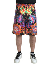 Load image into Gallery viewer, Dolce &amp; Gabbana Multicolor Printed Bermuda Shorts
