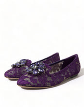 Load image into Gallery viewer, Dolce &amp; Gabbana Elegant Floral Lace Vally Flat Shoes
