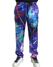Load image into Gallery viewer, Dolce &amp; Gabbana Multicolor Silk Jogger Pants
