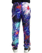 Load image into Gallery viewer, Dolce &amp; Gabbana Multicolor Silk Jogger Pants
