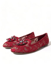 Load image into Gallery viewer, Dolce &amp; Gabbana Elegant Floral Lace Vally Flats
