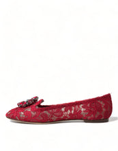 Load image into Gallery viewer, Dolce &amp; Gabbana Elegant Floral Lace Vally Flats
