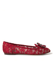 Load image into Gallery viewer, Dolce &amp; Gabbana Elegant Floral Lace Vally Flats
