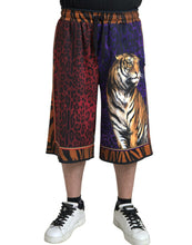 Load image into Gallery viewer, Dolce &amp; Gabbana Chic Multicolor Bermuda Shorts with Exotic Print
