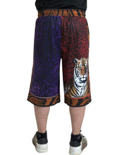 Load image into Gallery viewer, Dolce &amp; Gabbana Chic Multicolor Bermuda Shorts with Exotic Print
