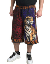 Load image into Gallery viewer, Dolce &amp; Gabbana Chic Multicolor Bermuda Shorts with Exotic Print
