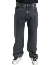 Load image into Gallery viewer, Dolce &amp; Gabbana Elegant Dark Grey Straight Denim Jeans
