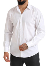 Load image into Gallery viewer, Dolce &amp; Gabbana Elegant Slim Fit Cotton Dress Shirt
