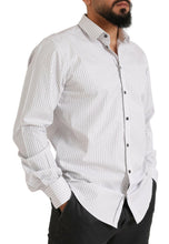 Load image into Gallery viewer, Dolce &amp; Gabbana Elegant White Striped Cotton Dress Shirt
