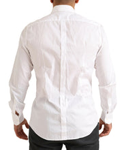 Load image into Gallery viewer, Dolce &amp; Gabbana White GOLD Formal Cotton Tuxedo Dress Shirt
