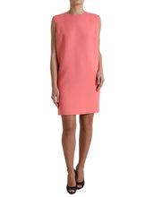 Load image into Gallery viewer, Dolce &amp; Gabbana Pink Virgin Wool Sleeveless Mini Dress
