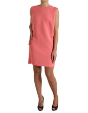 Load image into Gallery viewer, Dolce &amp; Gabbana Pink Virgin Wool Sleeveless Mini Dress
